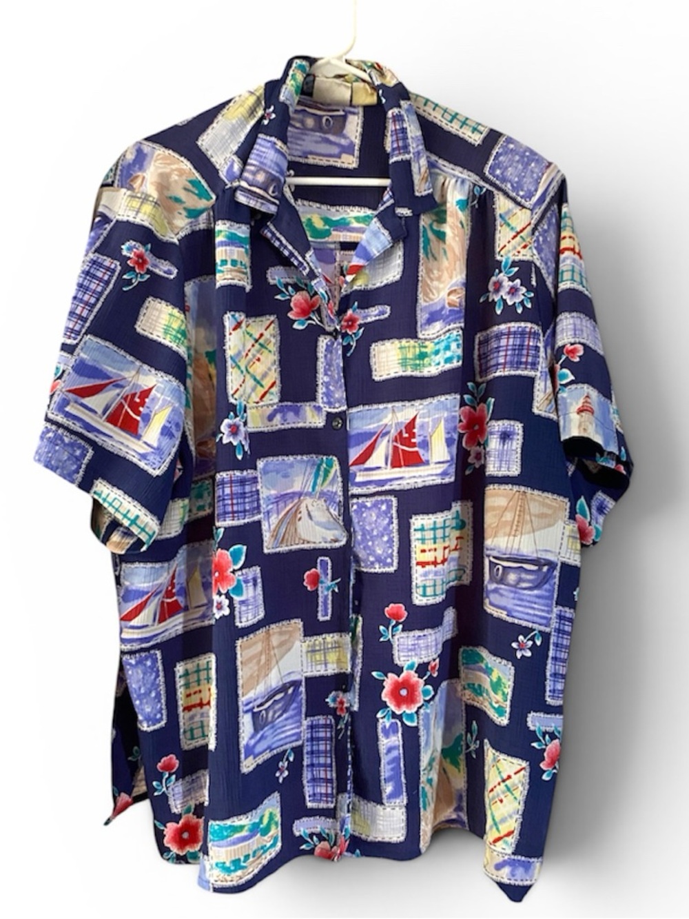 Allison Daley Grandmacore 80s 90s Style Blouse Women’s 24W Button-Up